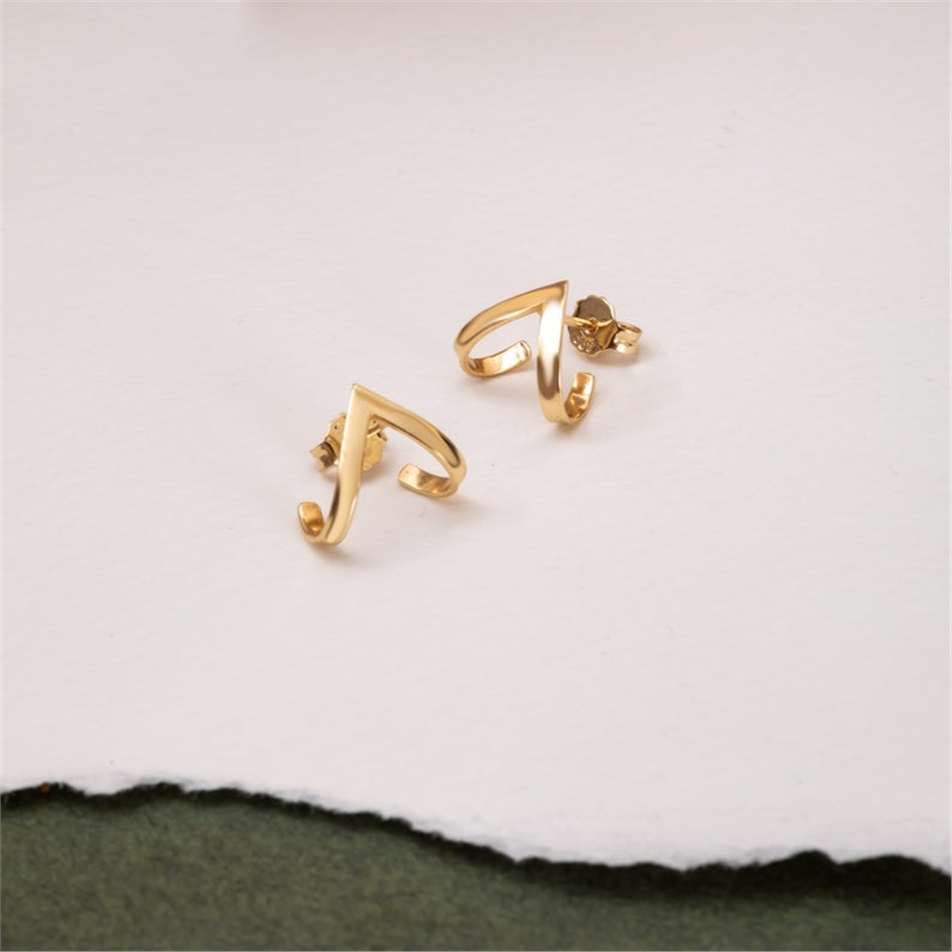 Goldstore-Üçgen Küpe