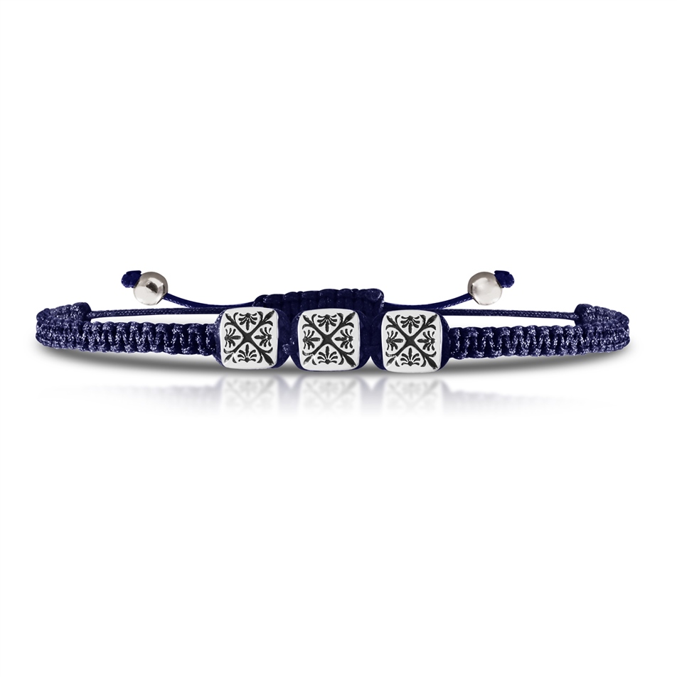 Solid Gold Macrame Bracelet