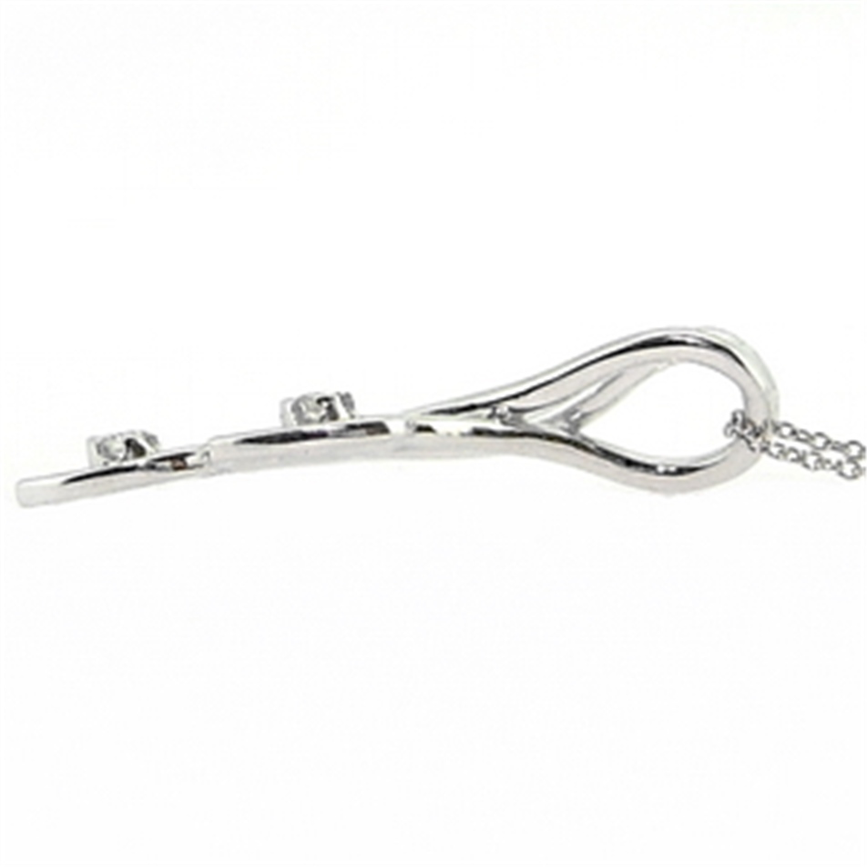 Solid Gold 0.04 ct Diamond Tria Heart Necklace