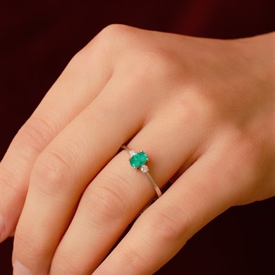 Solid Gold 0.1 ct Diamond Fancy Ring