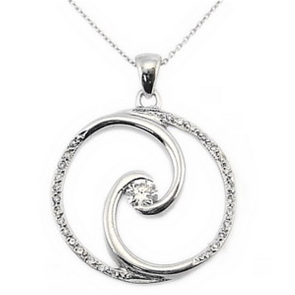 Solid Gold 0.22 ct. Diamond Fashion Necklace