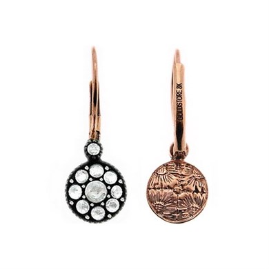 Solid Gold 0.61 ct Diamond Earring