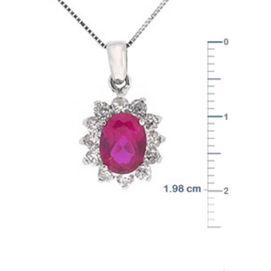 Solid Gold Cluster Necklace