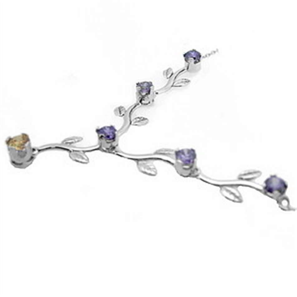 Gold Vine Branch Necklace