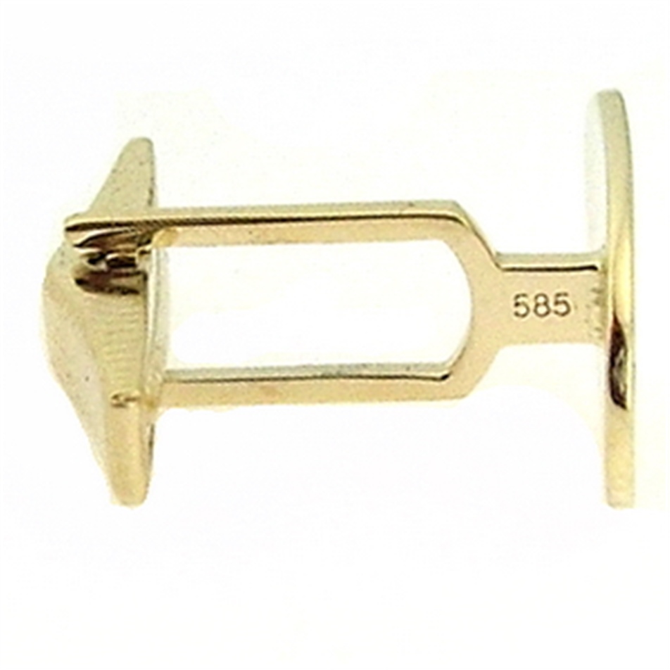 Solid Gold Letter Cufflink