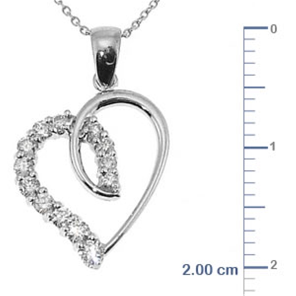 Solid Gold Heart Necklace