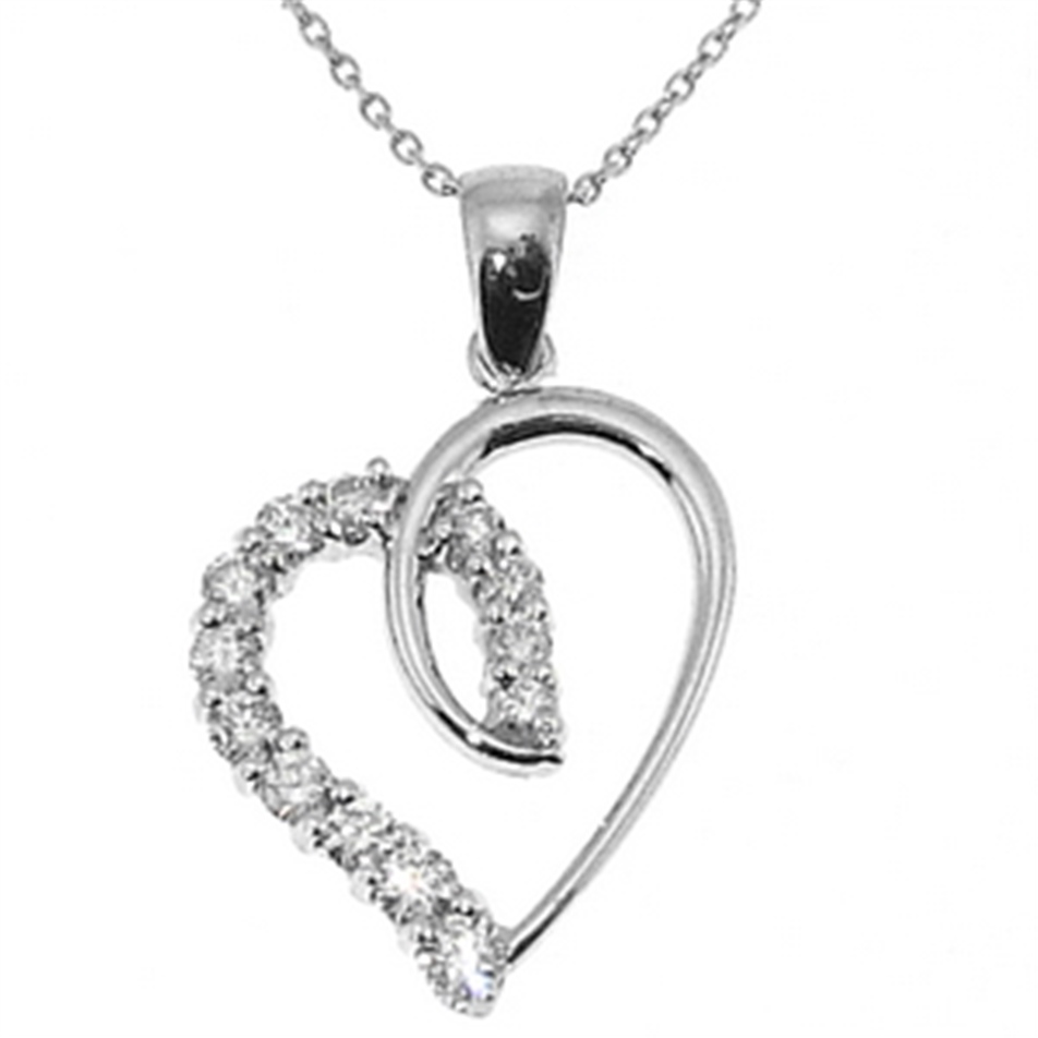 Solid Gold Heart Necklace