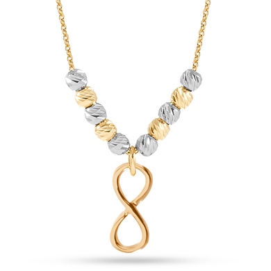 Altın Top Sonsuzluk Kolye