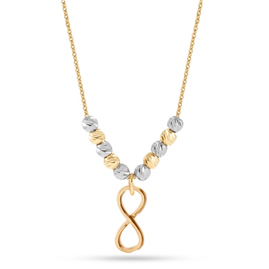 Altın Top Sonsuzluk Kolye