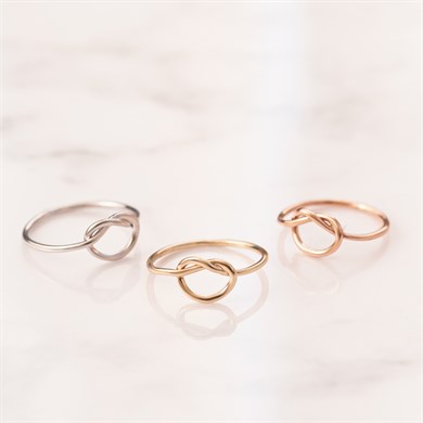 Solid Gold Infinity Ring