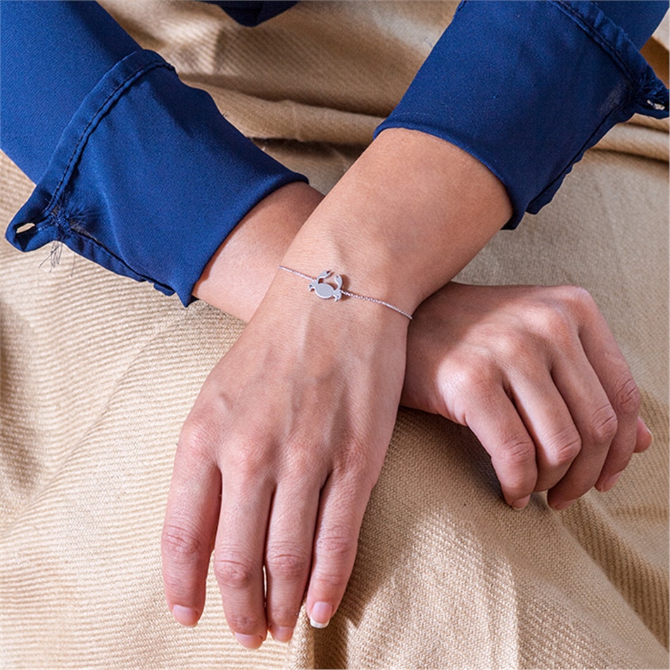 Solid Gold Crab Bracelet