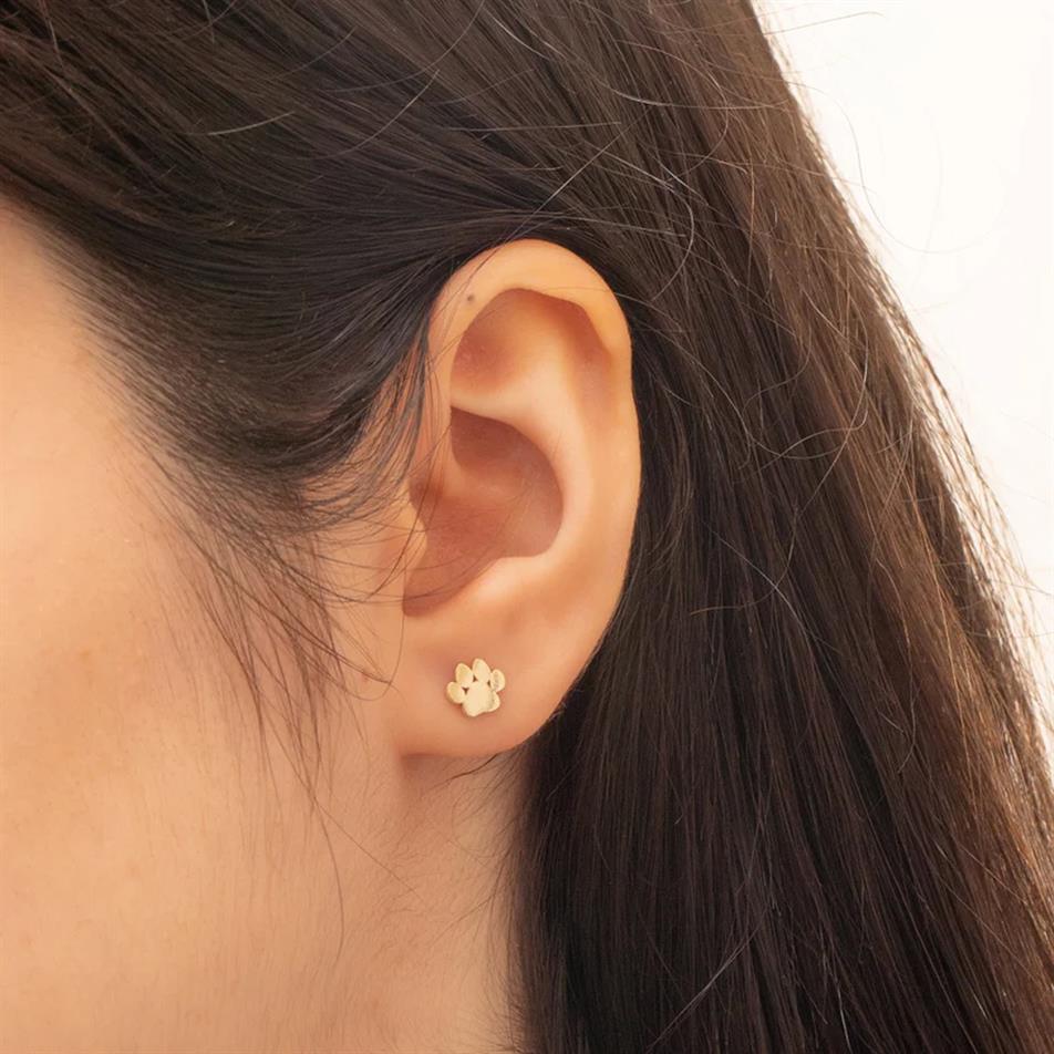 Küçük Pati İzi Küpe