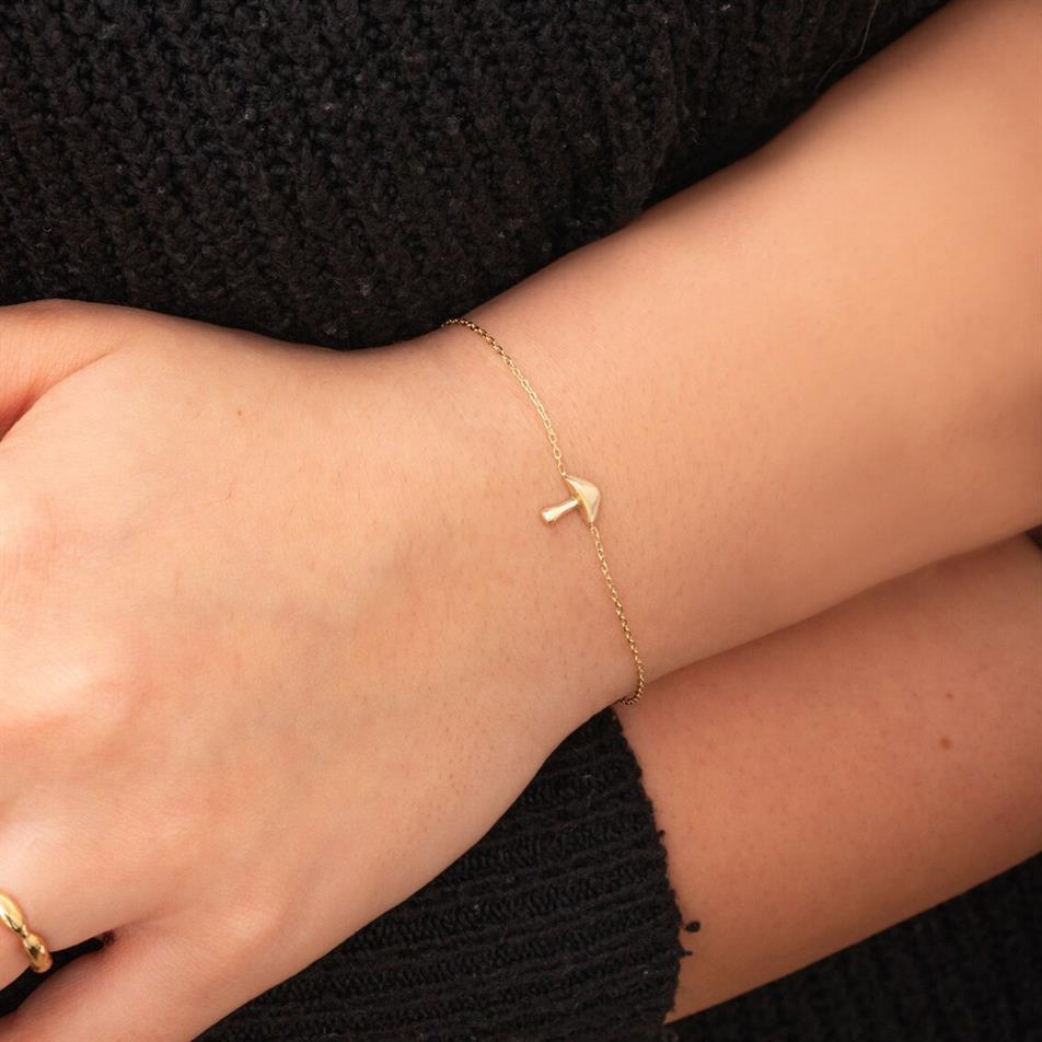 Tiny Mushroom Bracelet