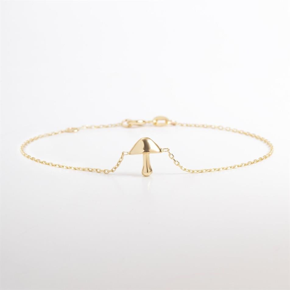 Tiny Mushroom Bracelet