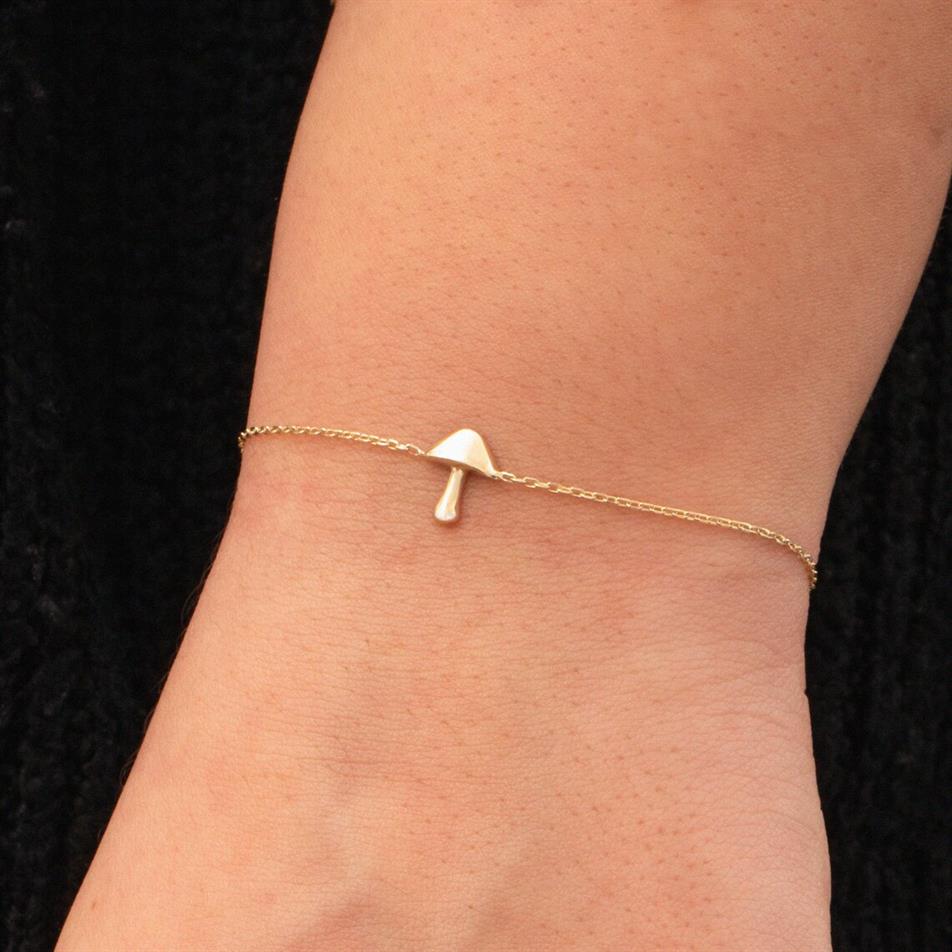Tiny Mushroom Bracelet