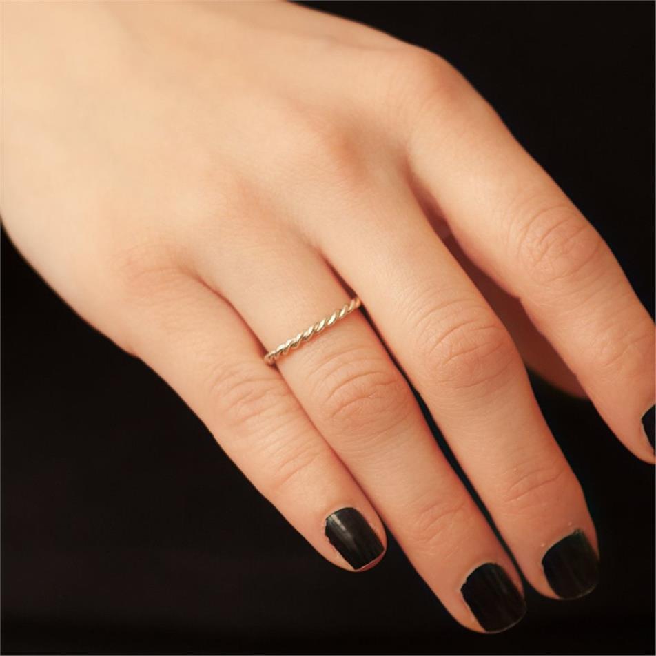 Solid Gold Twisted Ring