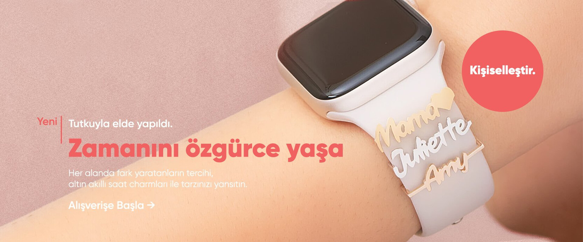 Akıllı Saat Kordon Charm