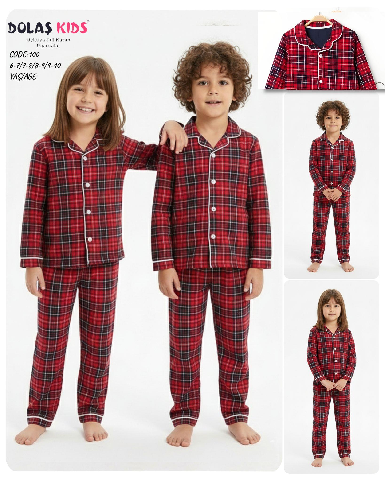 DOLAŞ KİDS UNİSEX ÇOCUK YAŞ PİJAMA TAKIMI