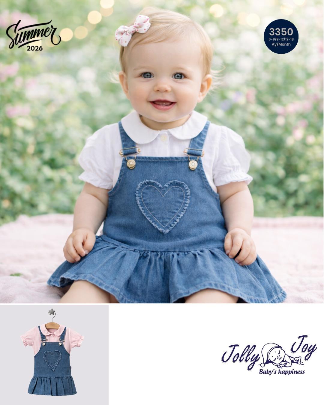 JOLLY JOY KALPNAKIŞLI ELBİSE 6-18 AY