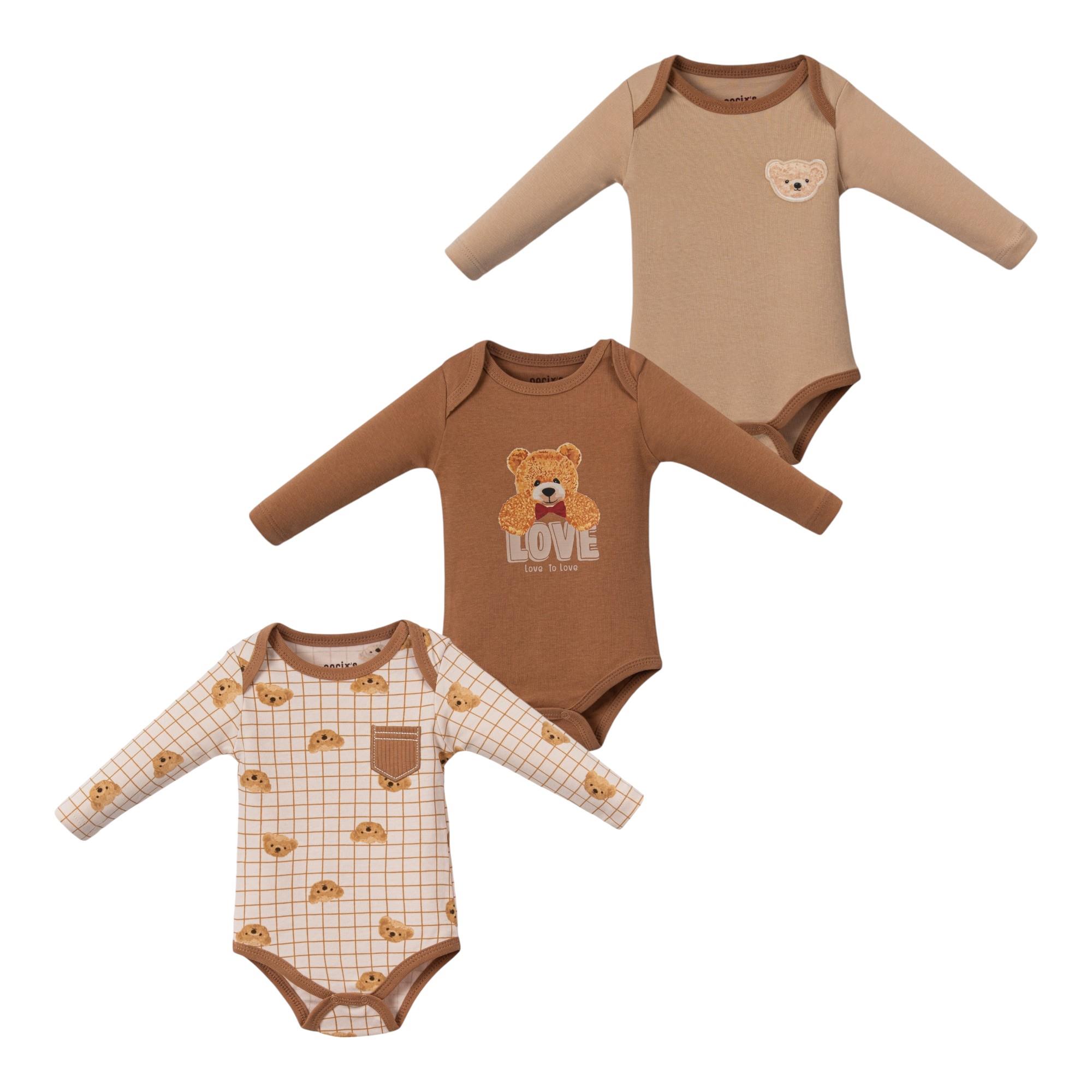 Mango Erkek Bebek Üçlü Body