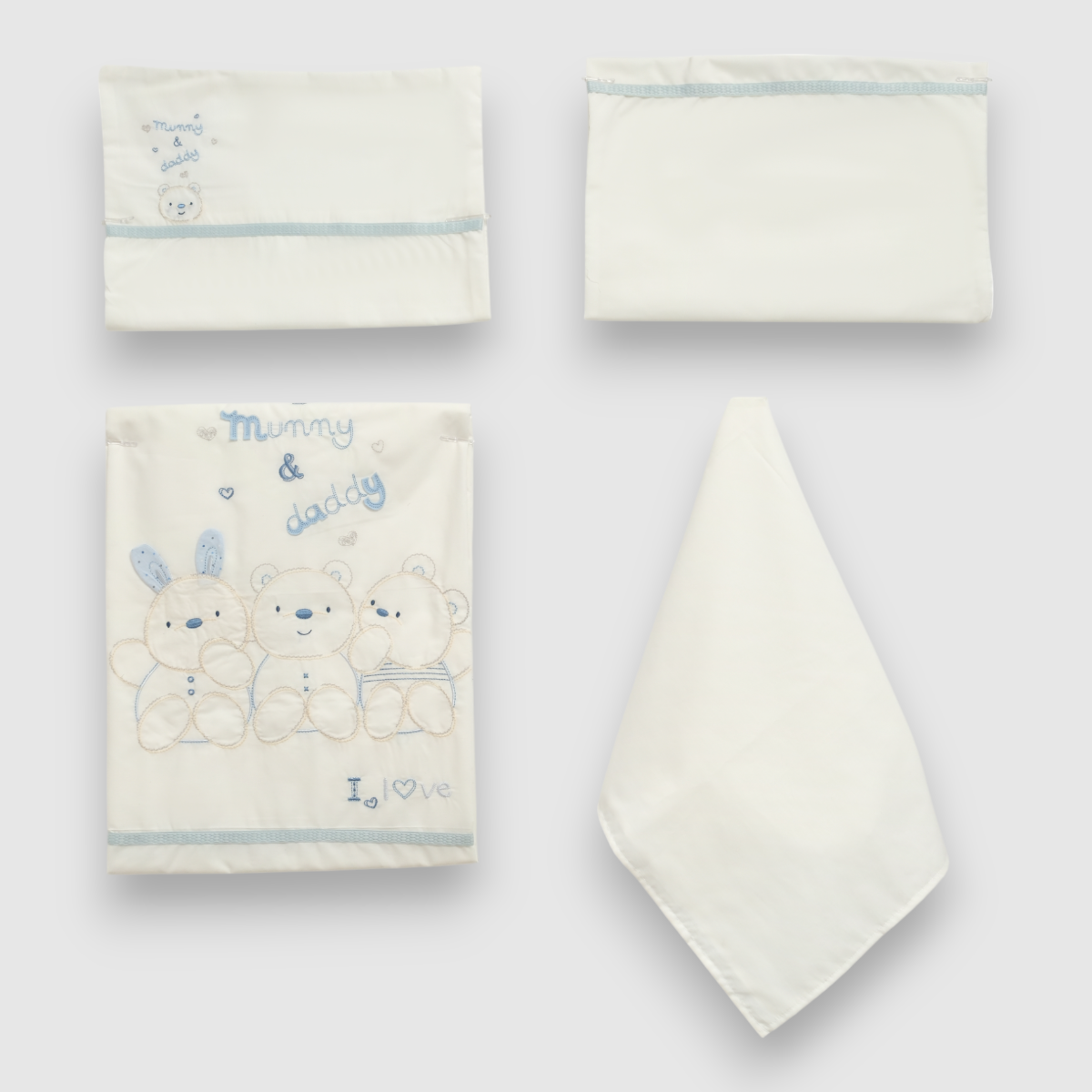 MİNİ HAPPY LÜKS NAKIŞLI BEBE NEVRESİM TAKIMI