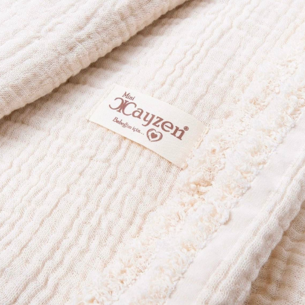 Muslim Kumaş 90*130 Dört Katlı Battaniye