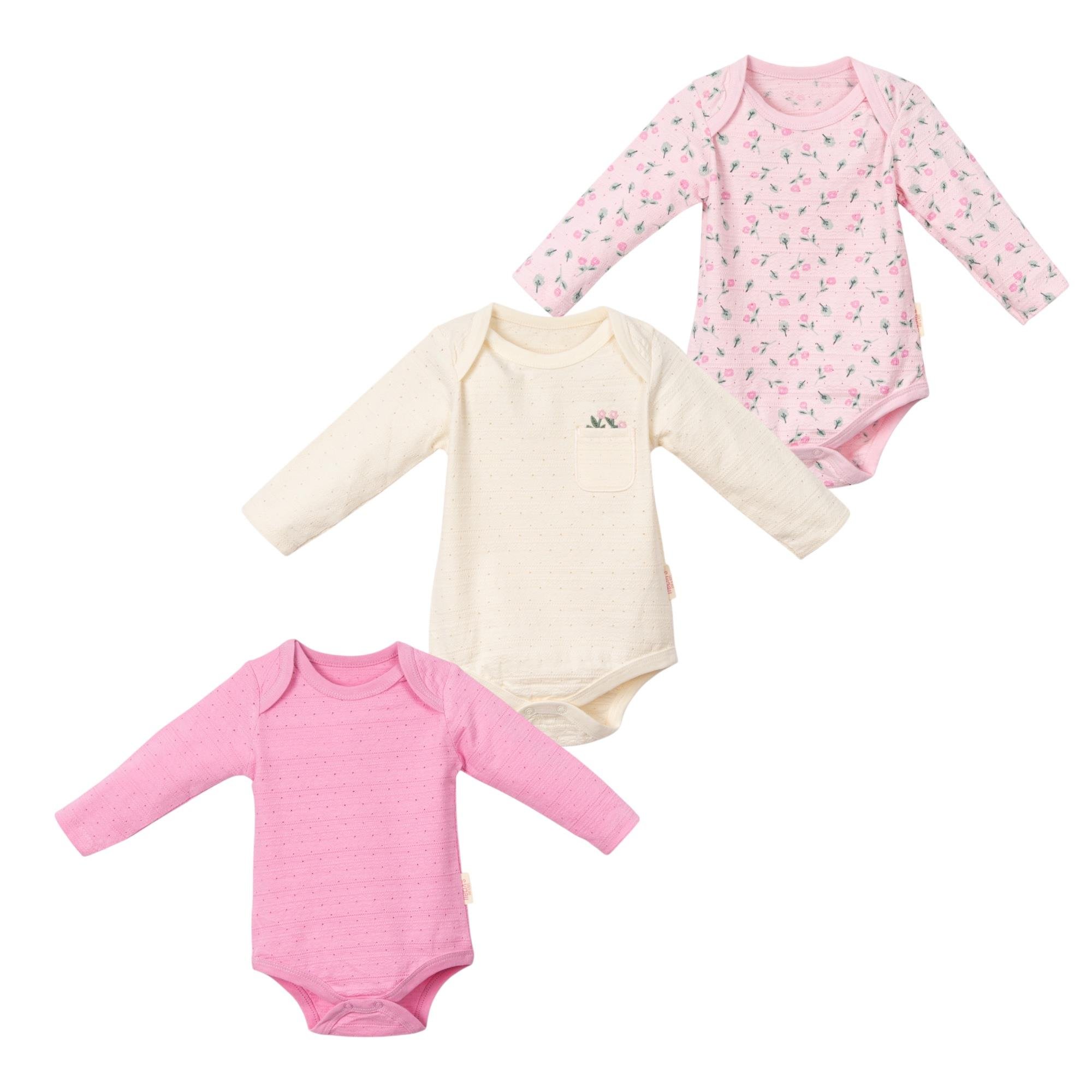 Yokohama Kız Bebek Üçlü Body