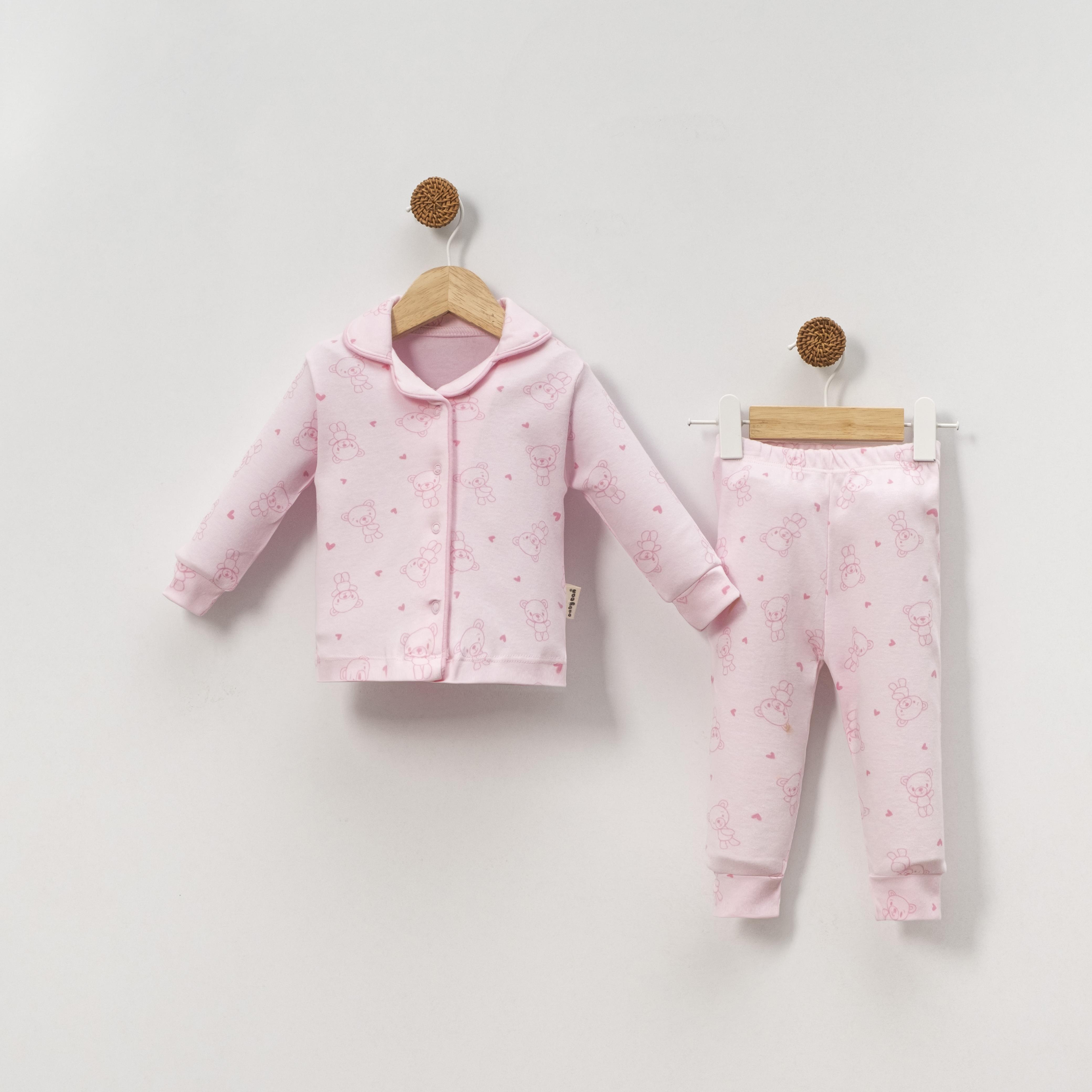BABY AYICIK DESENLİ PİJAMA TAKIMI 3-12 M