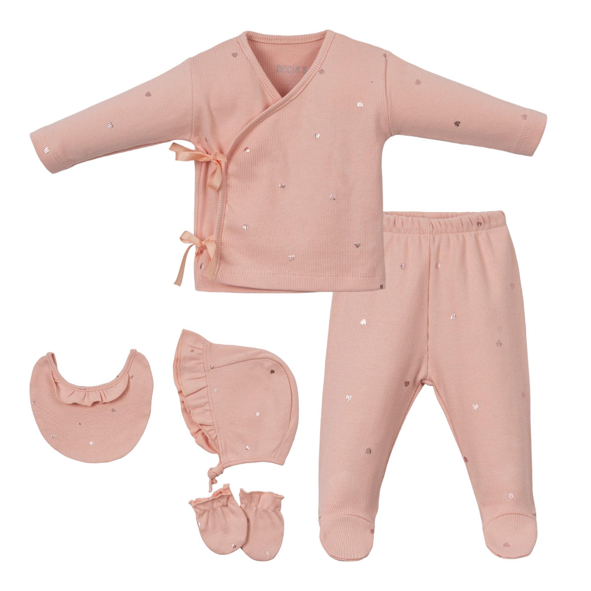 Catena Kız Bebek Hastane Çıkışı Beşli Set