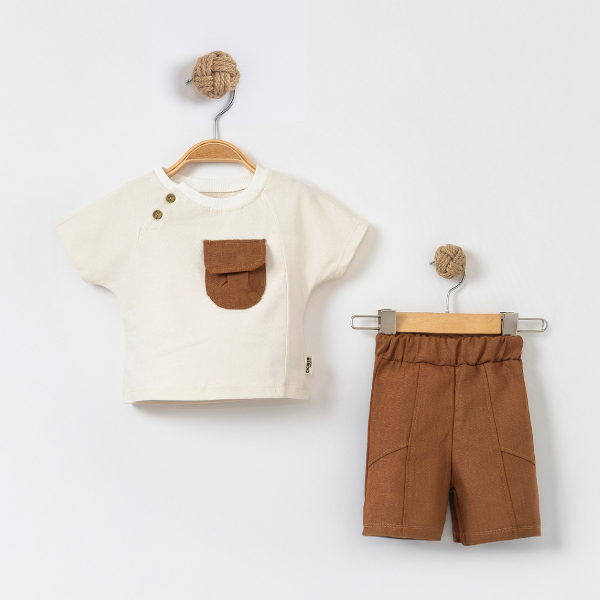CİCİBEN ERKEK YAKA DETALI TAKIM 6-24 M