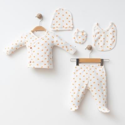 COŞAY BABY ÖRDEK BASKILI 5Lİ SET