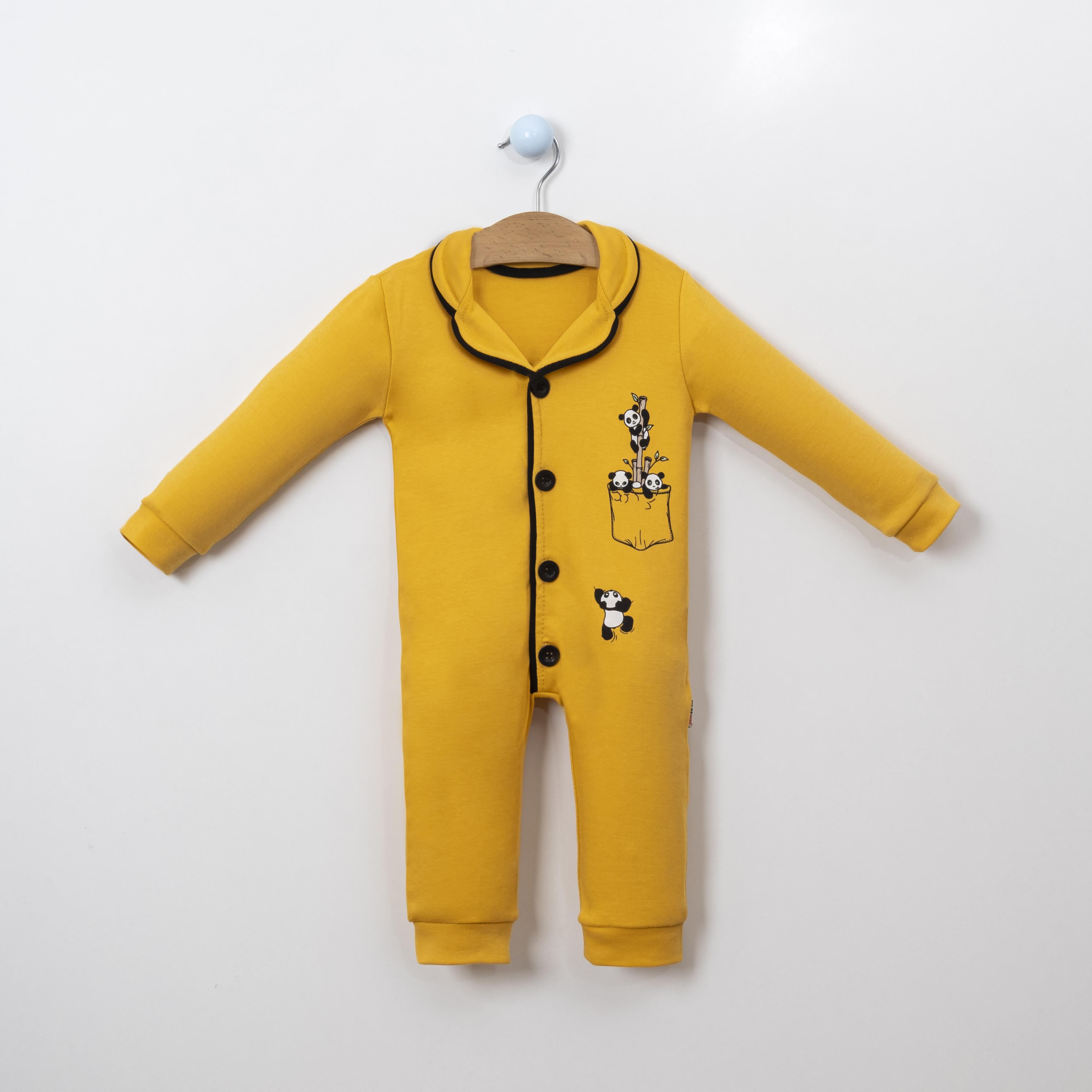 Dolaş Kids Panda Baskılı Erkek Bebek Uyku Tulumu