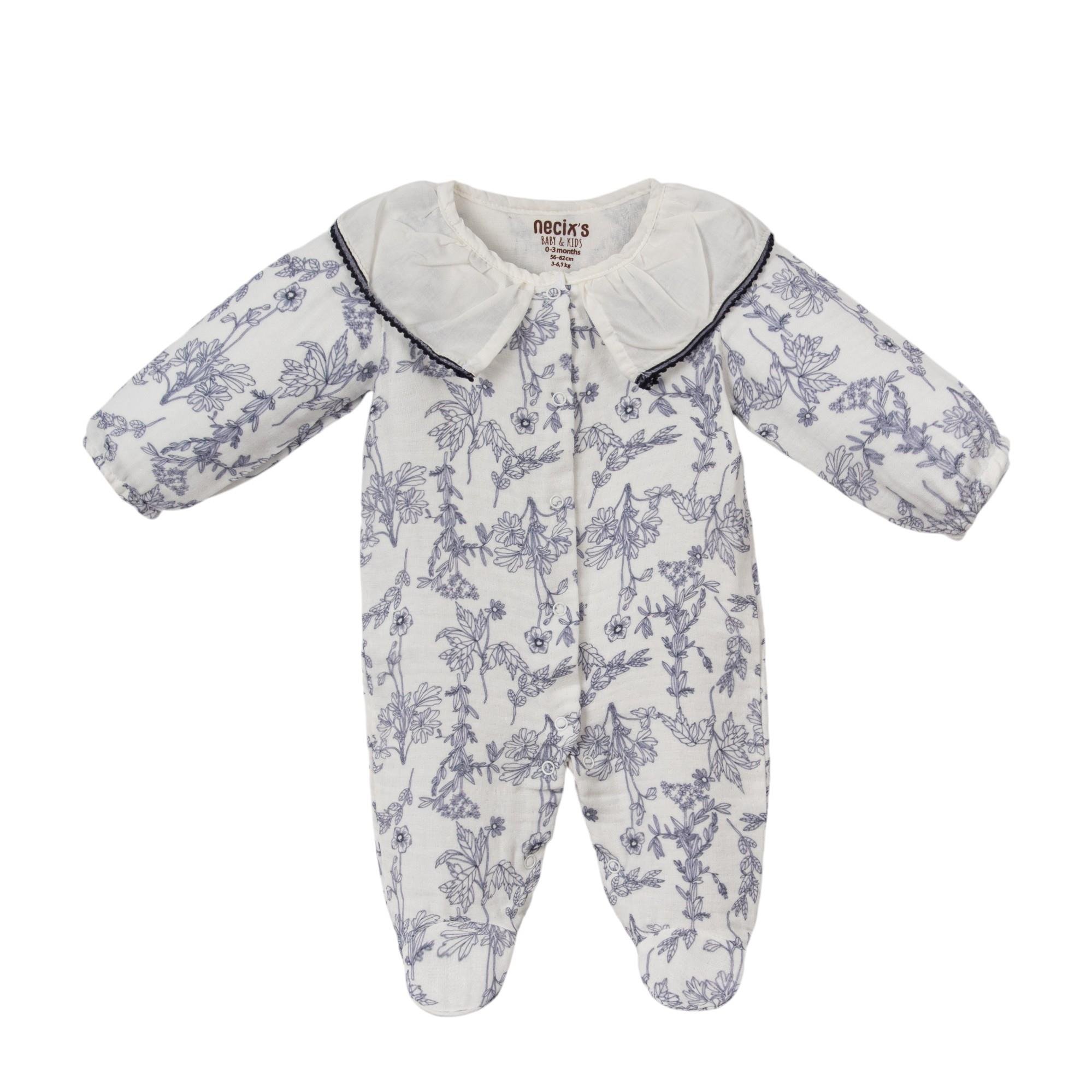 Ezzy Kız Bebek Müslin Tulum