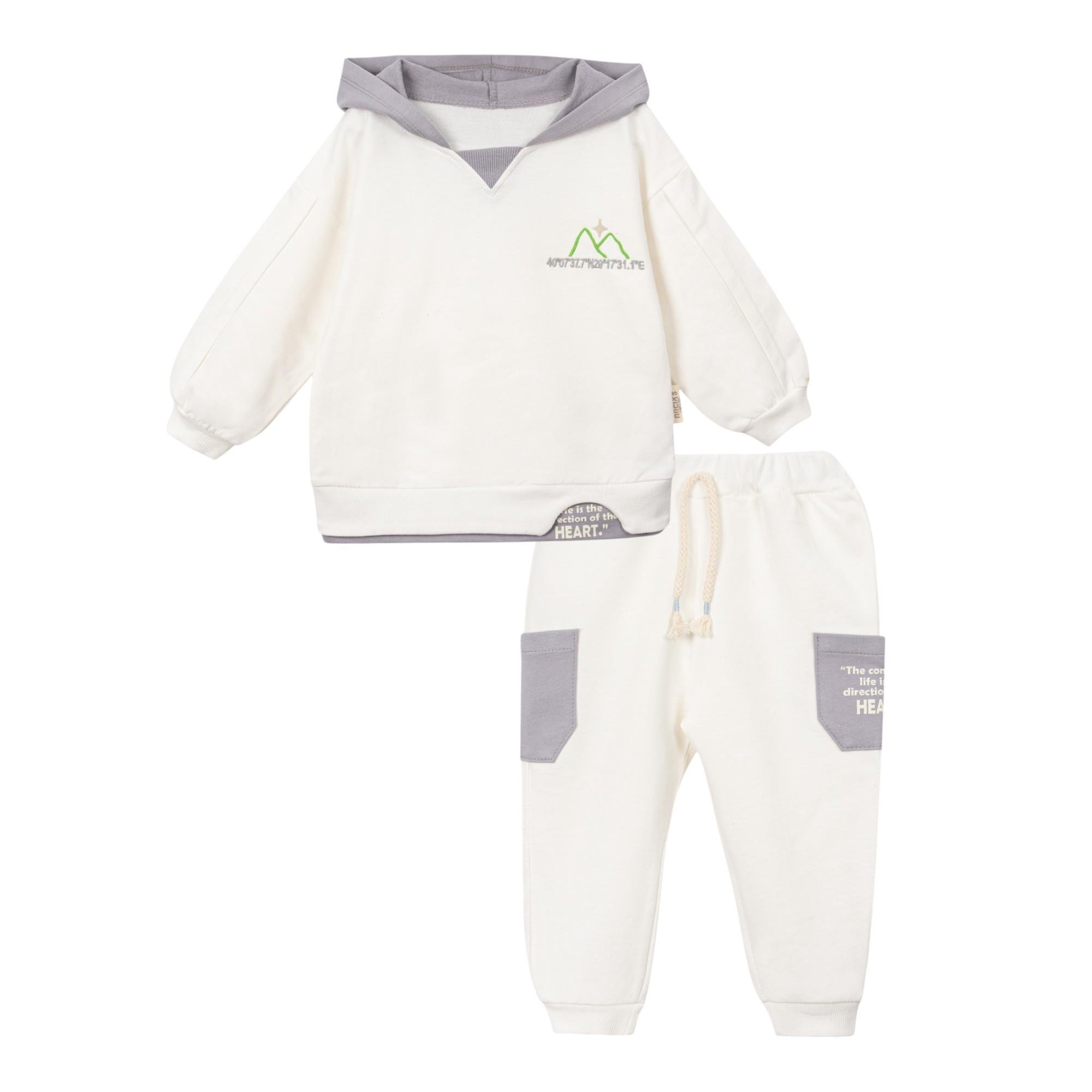 Harmans Gogo Erkek Bebek Kapüşonlu Takım