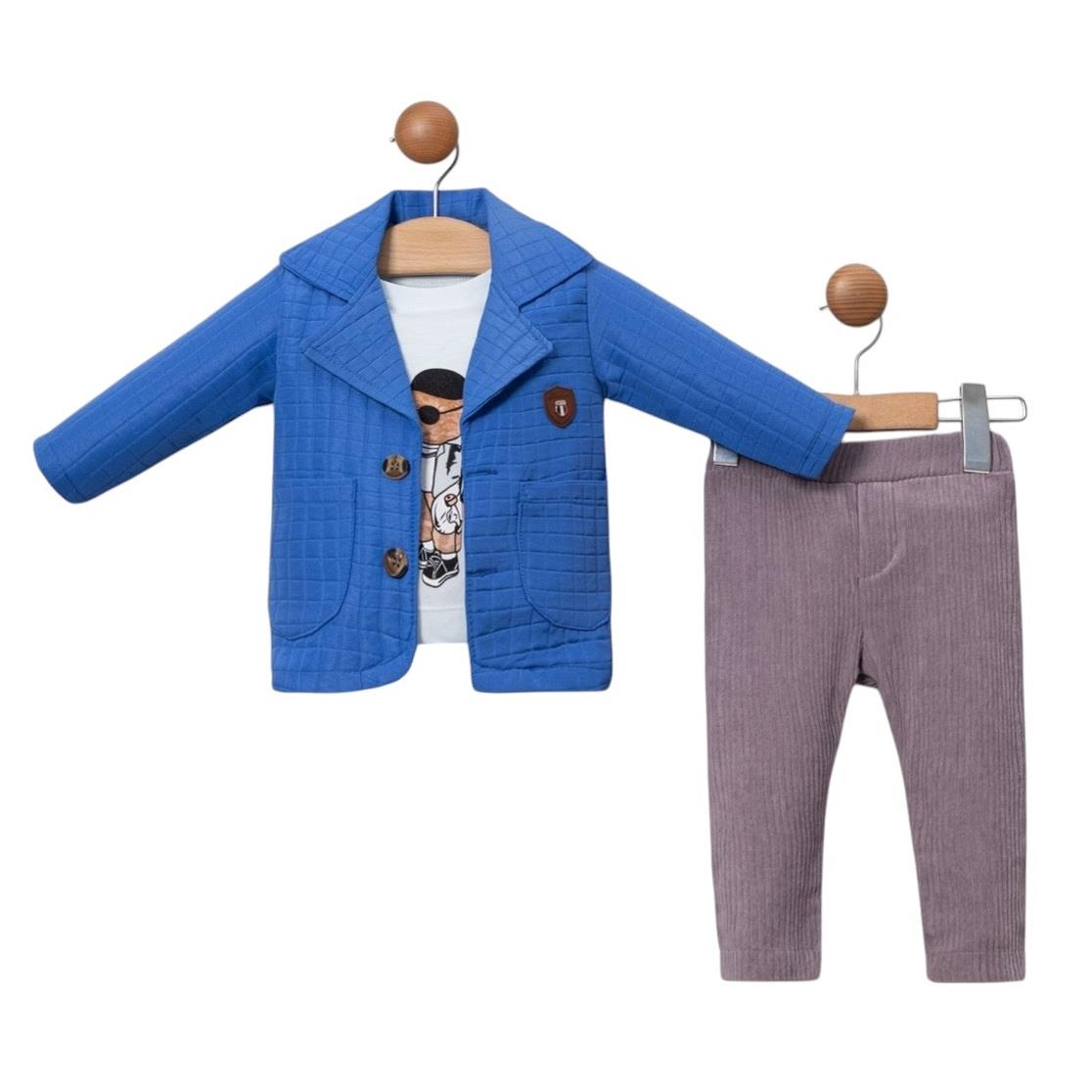 Jakar Kapitone Erkek Bebek Üçlü Takım