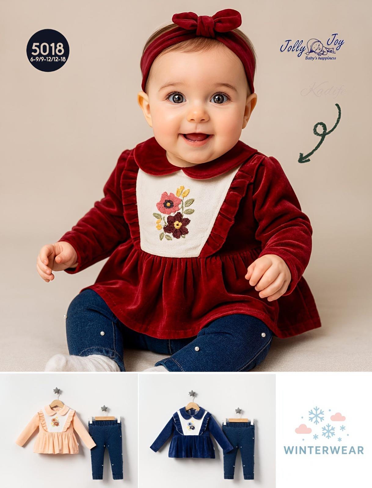 JOLLY JOY İNCİ PANTOLONLU KIZ 2Lİ TAKIM