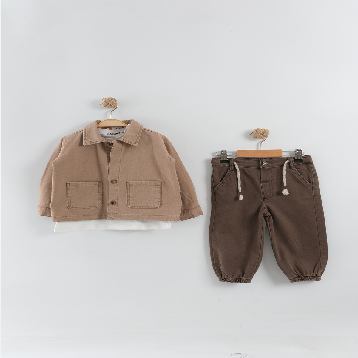 KARAVAN BEBE ERKEK ÇOCUK YAŞ 3 LÜ TAKIM