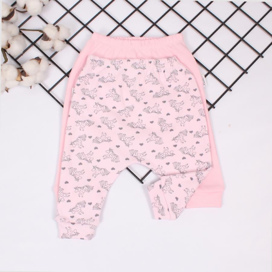 KARDELYA BEBE UNİCORN BASKILI KIZ BEBEK TEK ALT