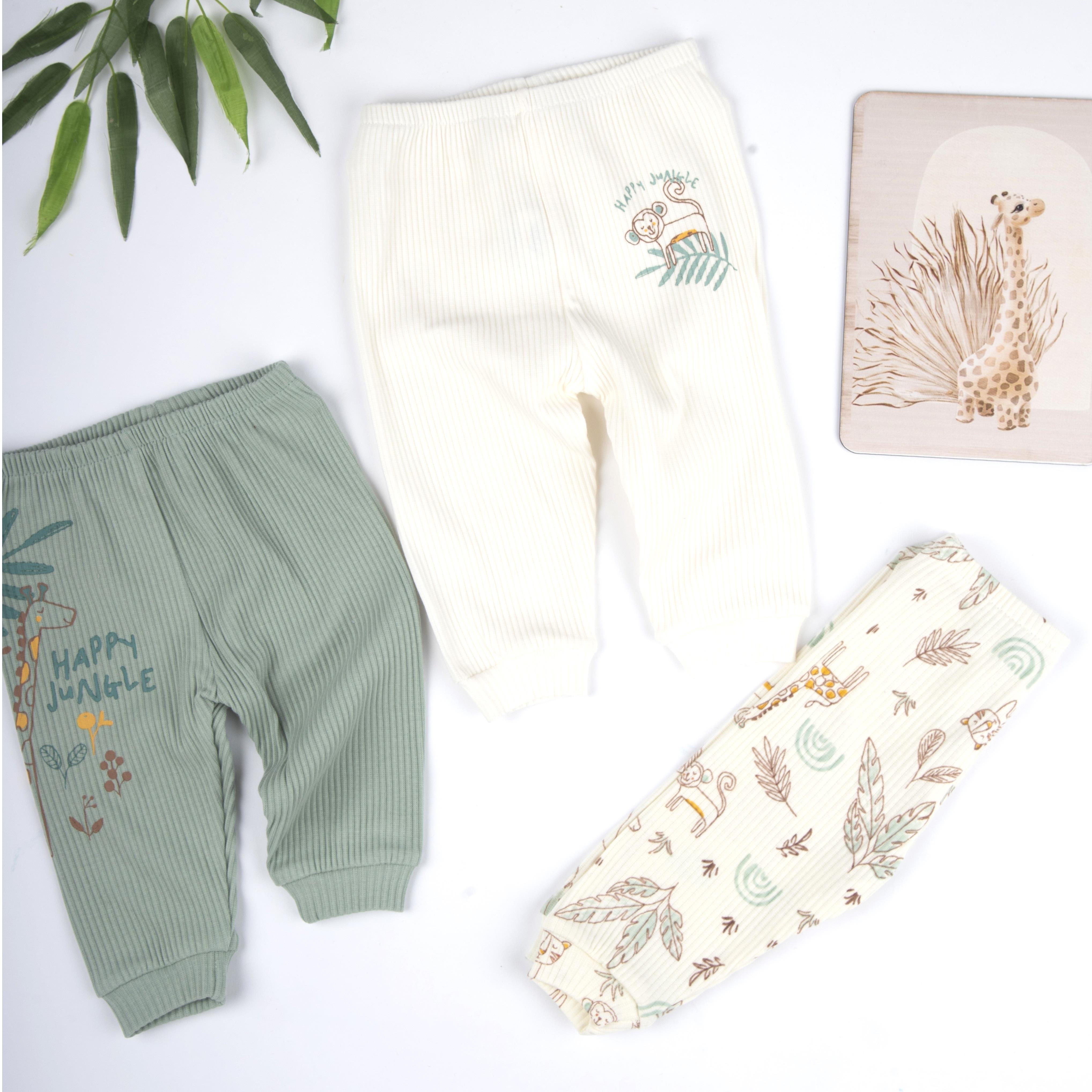 Kiev Erkek Bebek Manşetli  Üçlü Pantolon