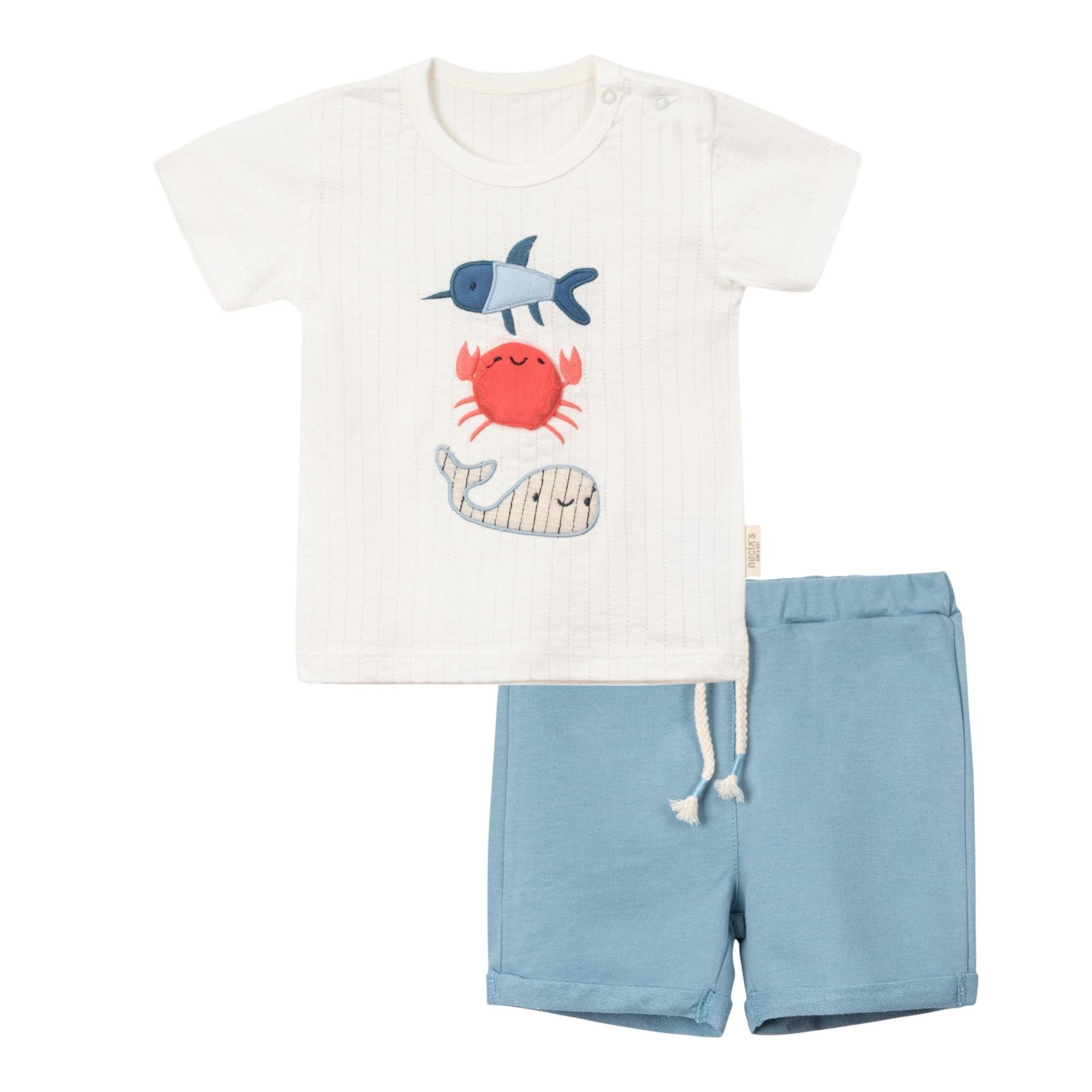 Köpek Balığı Erkek Bebek İkili Takım