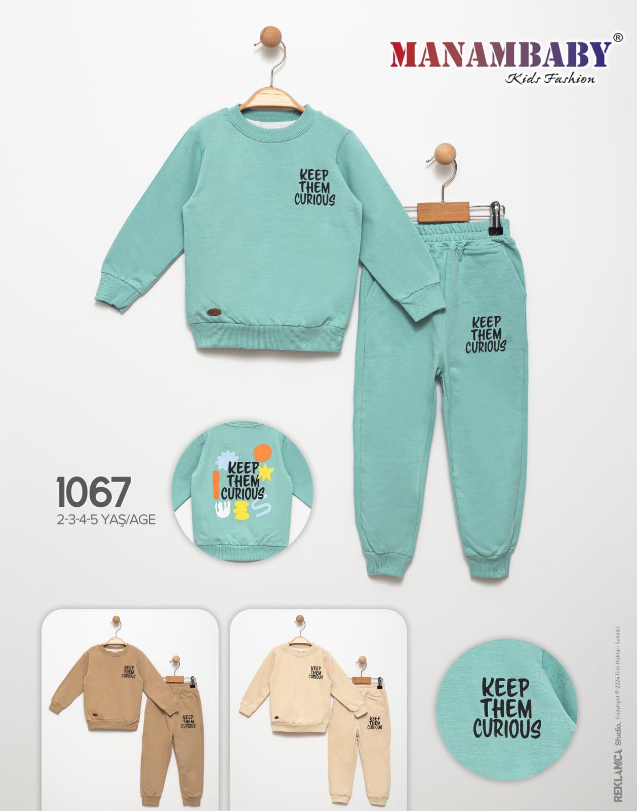 MANAM BABY KEEP THEM BASKILI 2 Lİ TAKIM 2-5 YAŞ