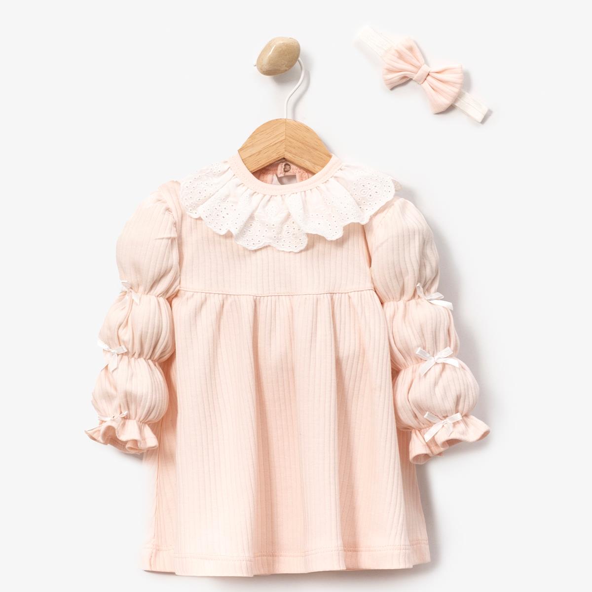 MİNİ CAYZEN KIZ 9/18 AY 3 FİYONKLU ELBİSE