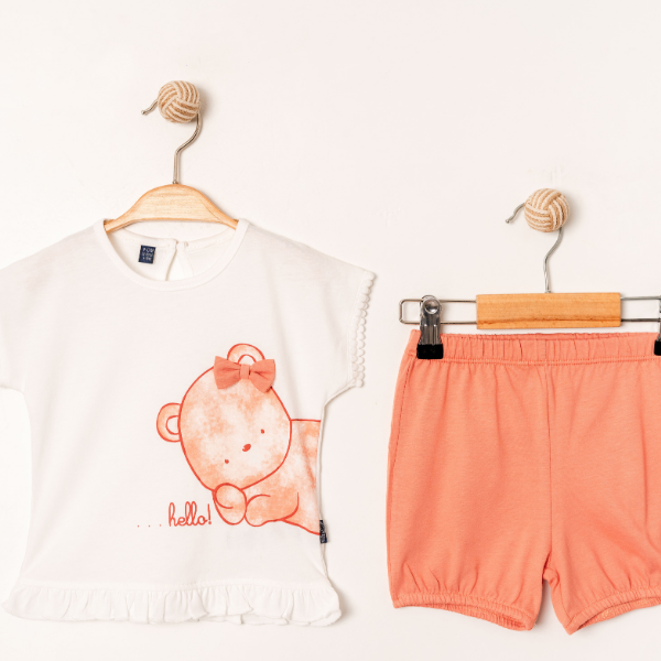 MİNİ WORLD BASKILI ŞORTLU TAKIM 6-24 AY