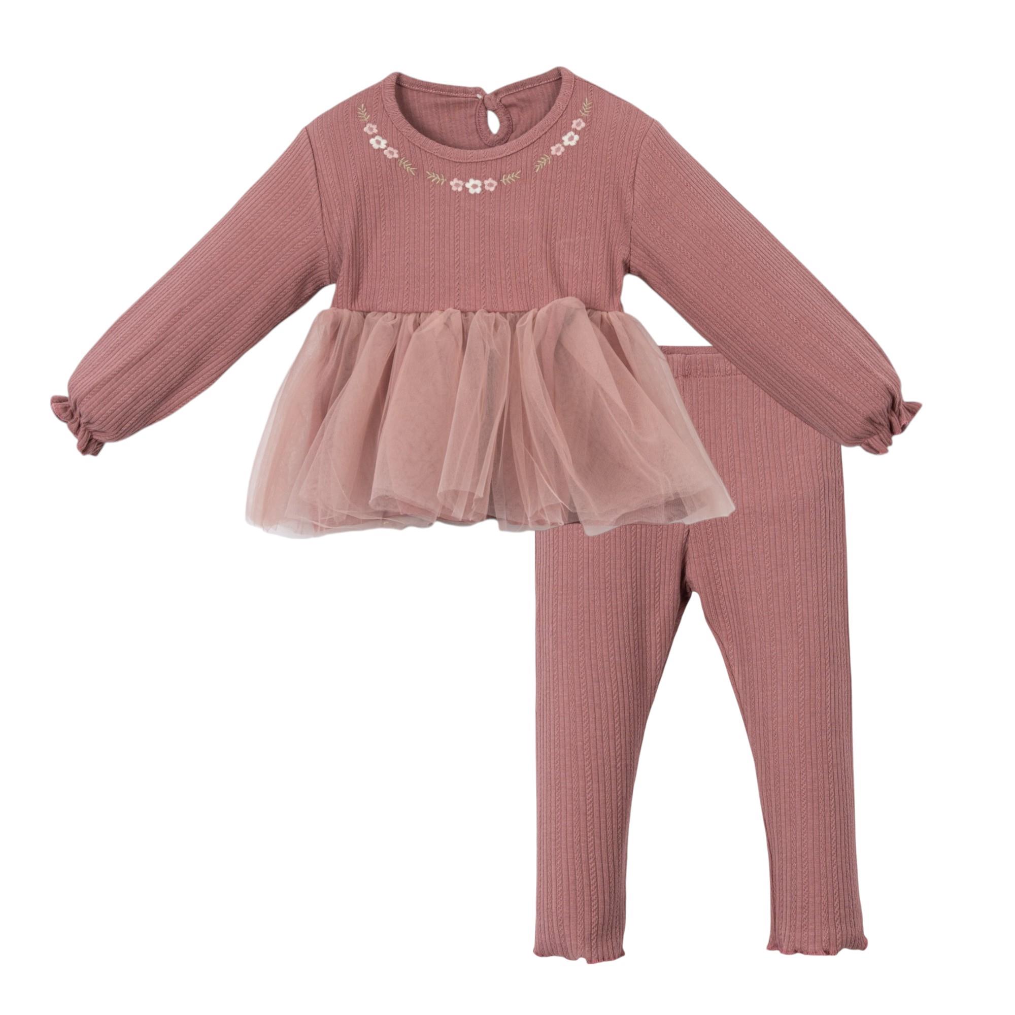 Mono Taytlı Kız Bebek İkili Takım