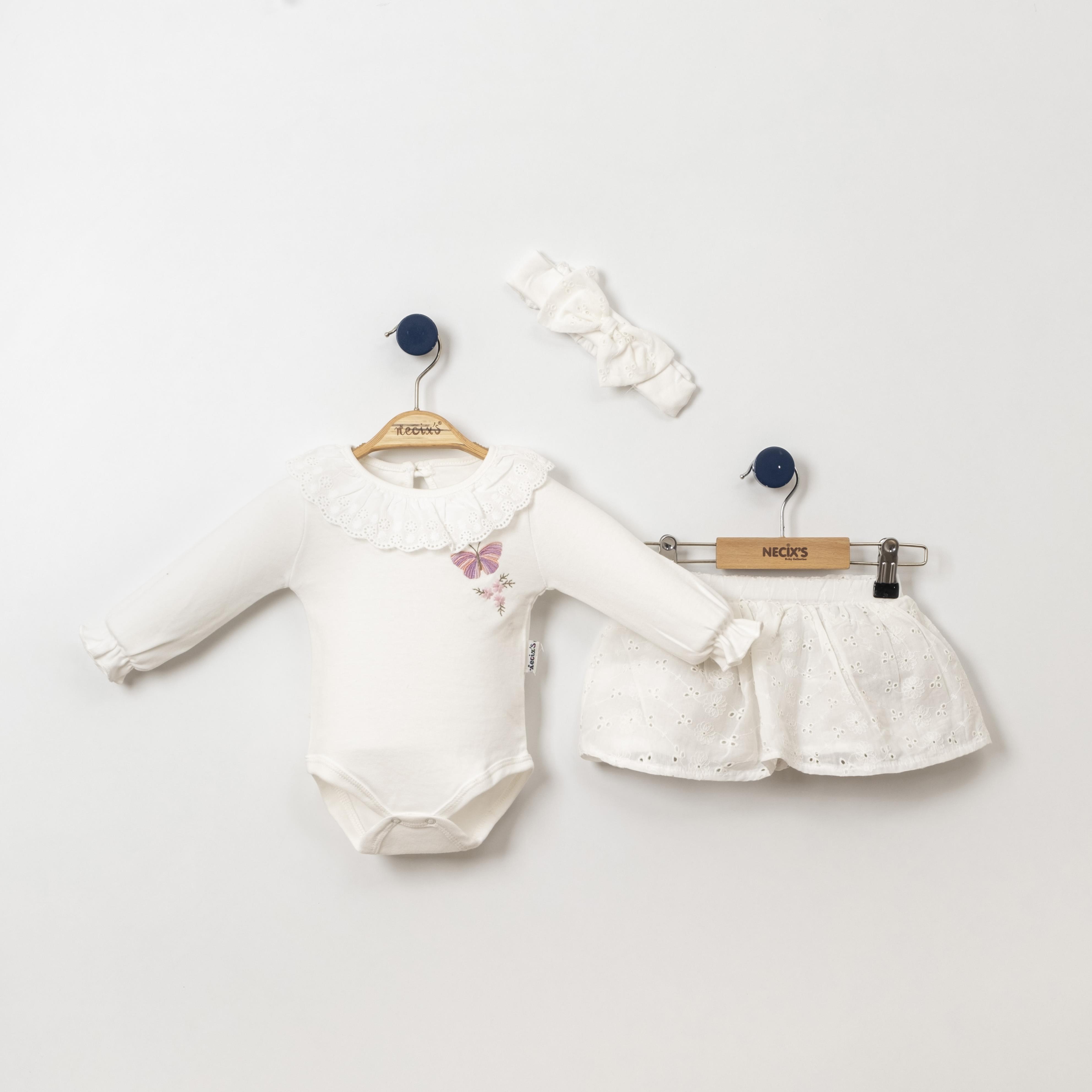 Necix's Brode Etekli Kız Bebek Badili Takım