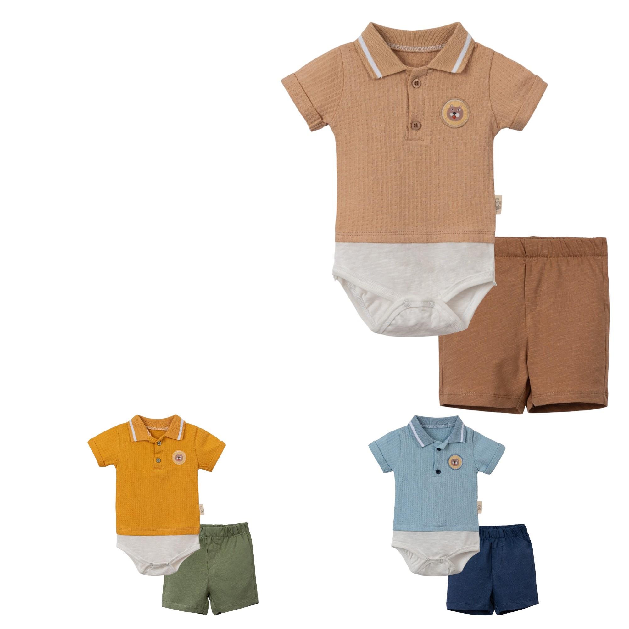 Necix's Casablanka Özgün Erkek Bebek Body Takım