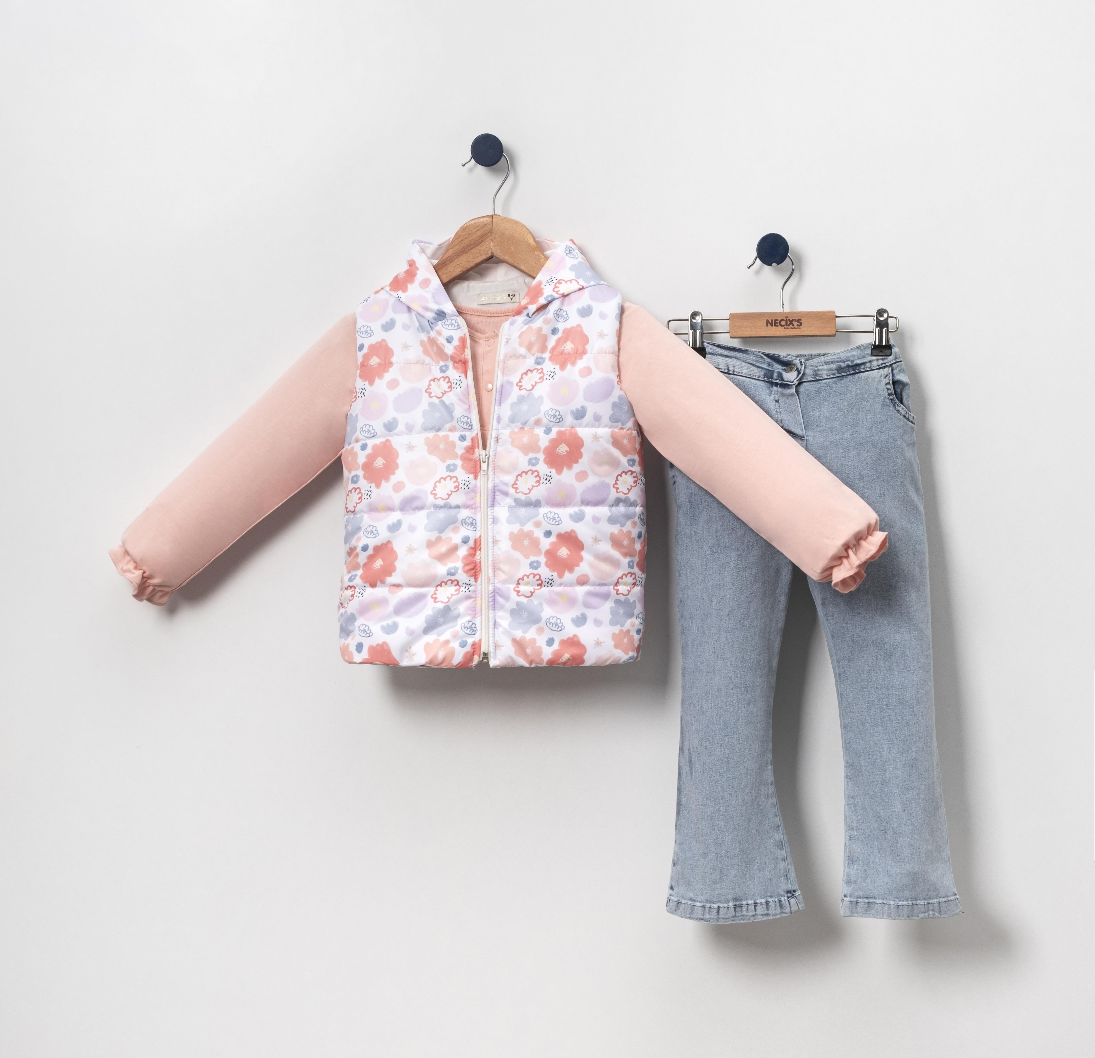 Necix's Coloflo Şişme Yelekli Kız Bebek Üçlü Takım