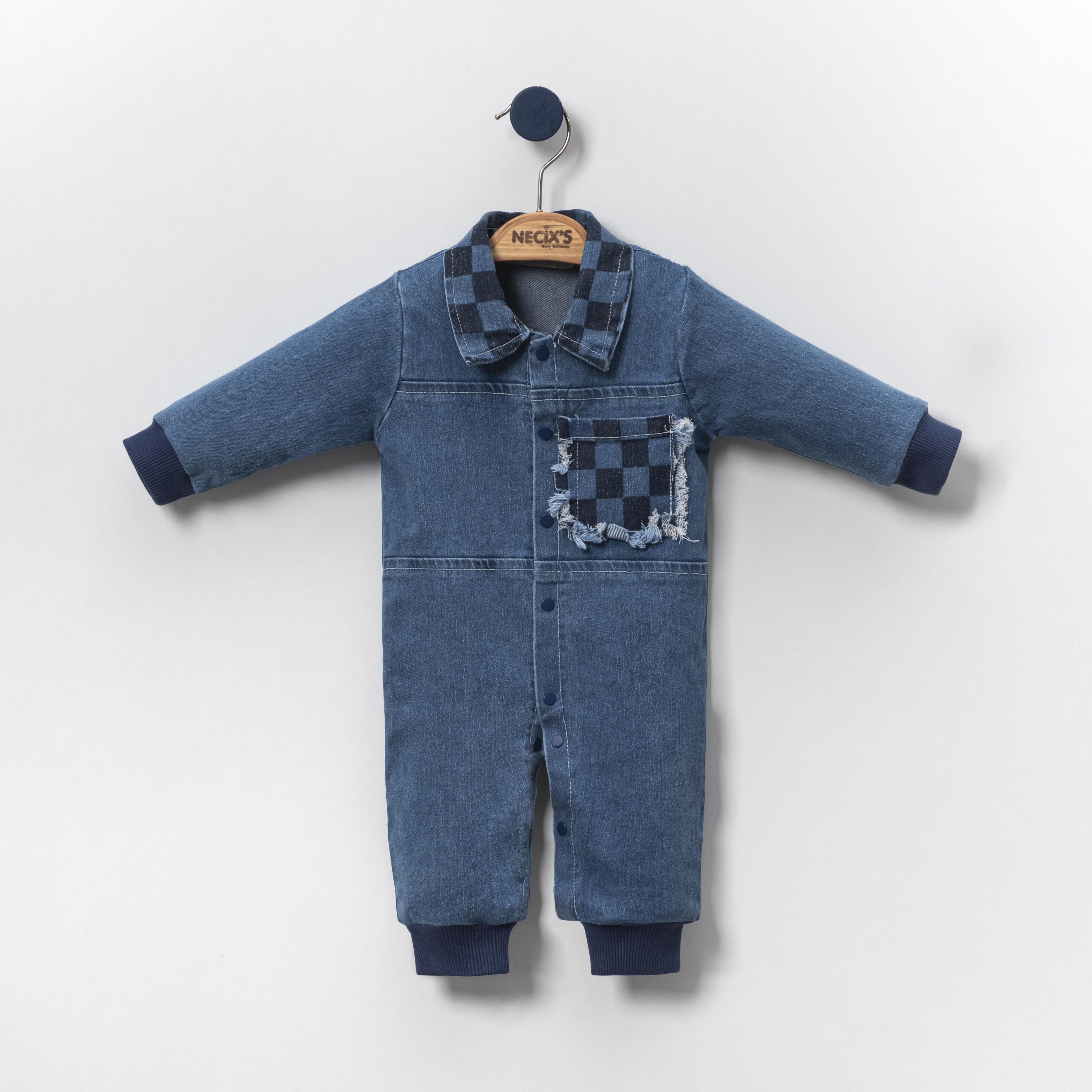 Necix's Dama Erkek Bebek Kot Tulum