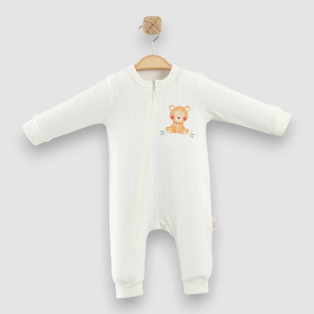 NECİXS ERKEK BEBEK LİTTLE BEAR FERMUARLI TULUM