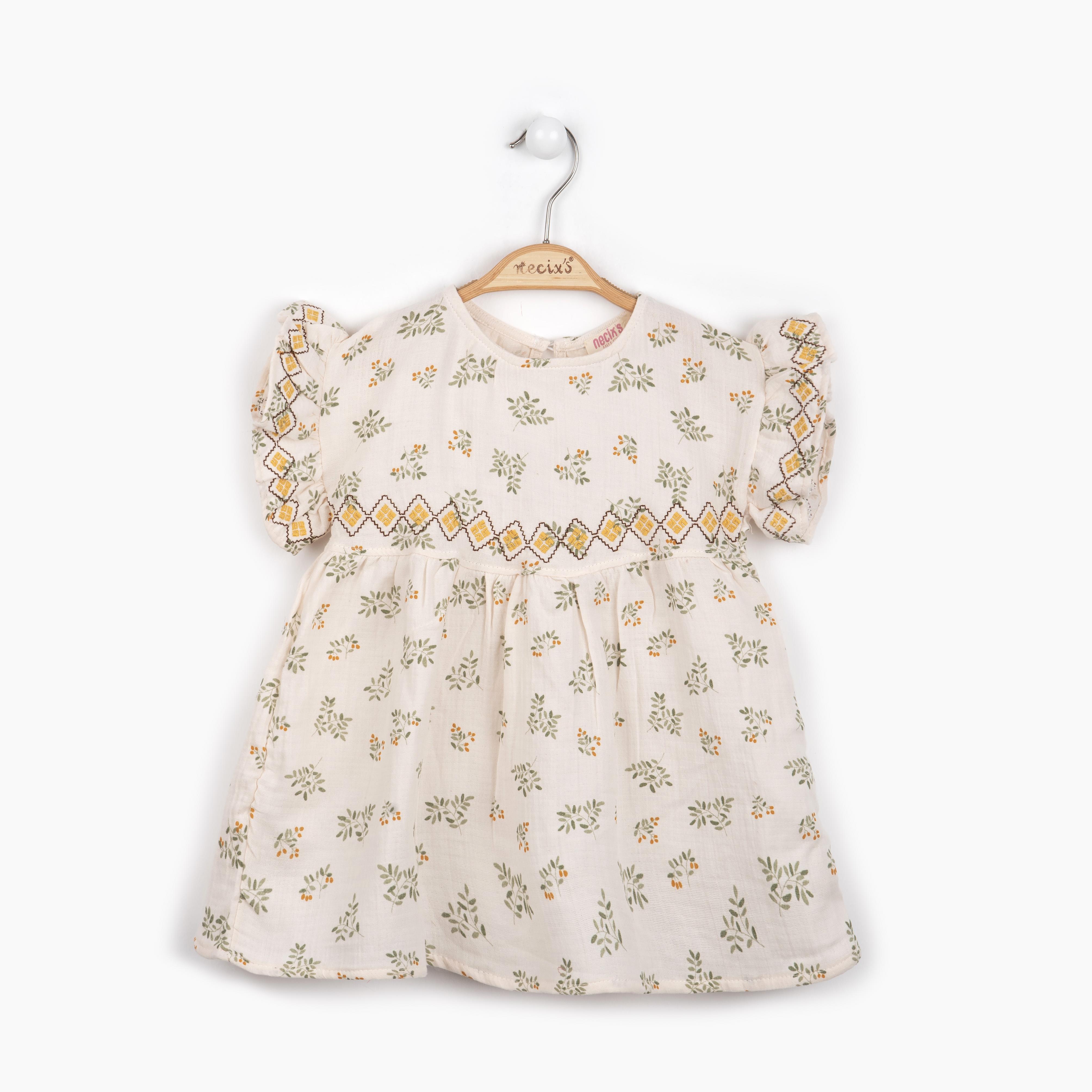 NECİXS GOLD FLOW SUMMER 2/5 KIZ ELBİSE